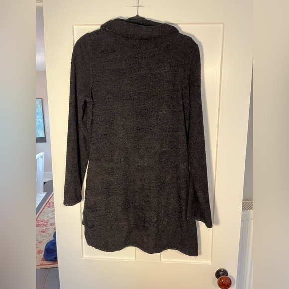 Wooly Bully Wear Colorado Very Soft Black Tunic Sweater Size Large - Picture 4 of 4